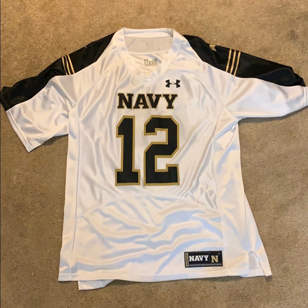 Authentic Navy Football Jersey -Large